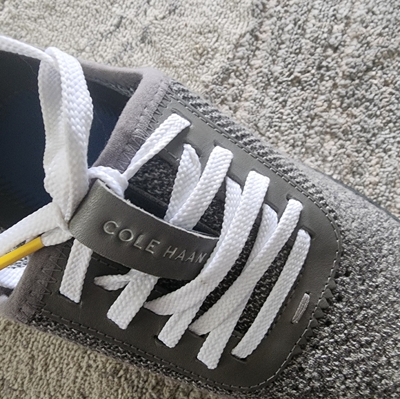 Cole Haan Zerogrand Mens size 8 Glacier Grey Stitchlite Knit Slip On - Picture 4 of 7